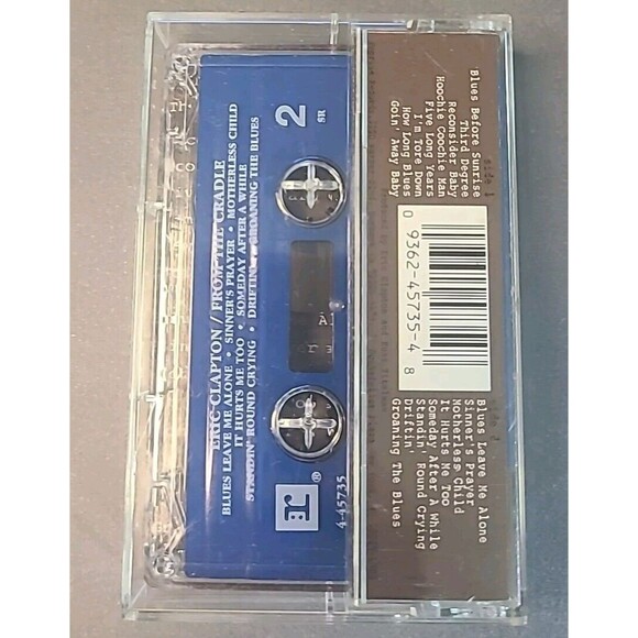 Vintage Eric Clapton  From The Cradle Cassette Tape 1994 Warner Bros - Picture 2 of 4